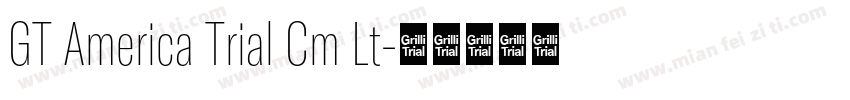 GT America Trial Cm Lt字体转换